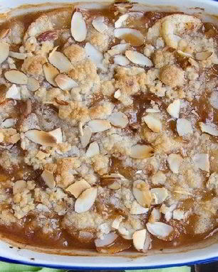 Миндальный крамбл