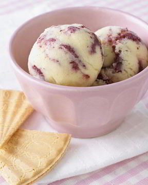 Черничное мороженое