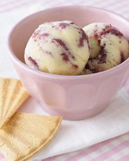 Рецепт черничного мороженого