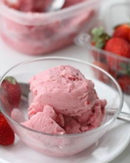 Рецепт домашнего мороженого из йогурта