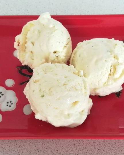 Рецепт домашнего сливочного мороженого с лаймом