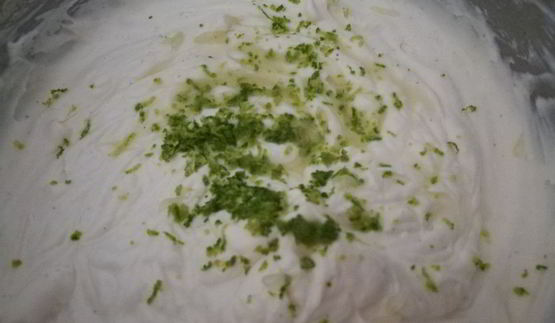 домашнее сливочное мороженое с лаймом