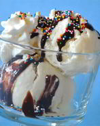 Домашнее ванильное мороженое