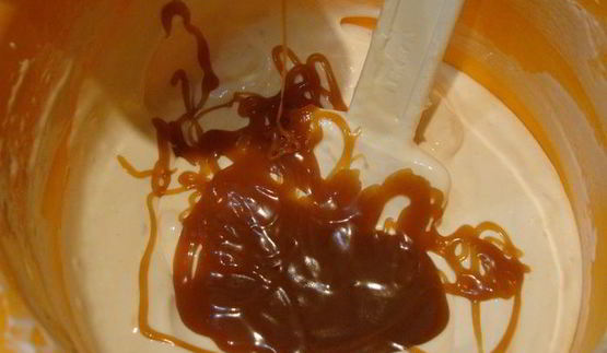 карамельное мороженое