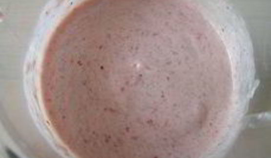 клубнично-банановое мороженое