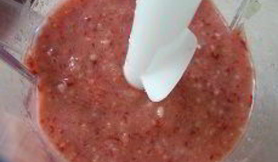 клубнично-банановое мороженое