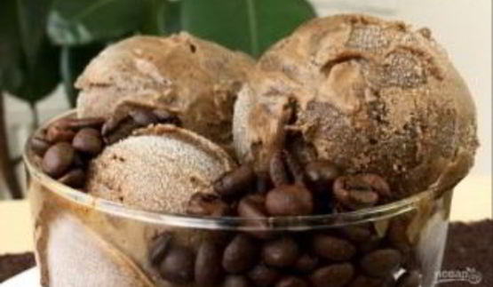 кофейное мороженое