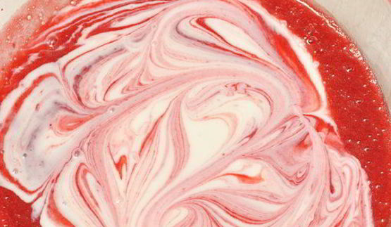 малиновое мороженое с йогуртом