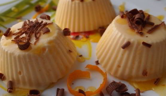 мандариновое мороженое