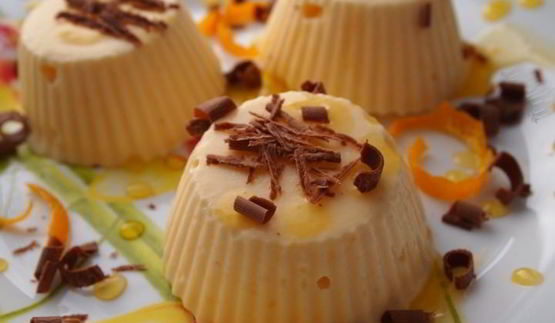 мандариновое мороженое