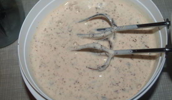 мороженое из топленого молока с шоколадной крошкой