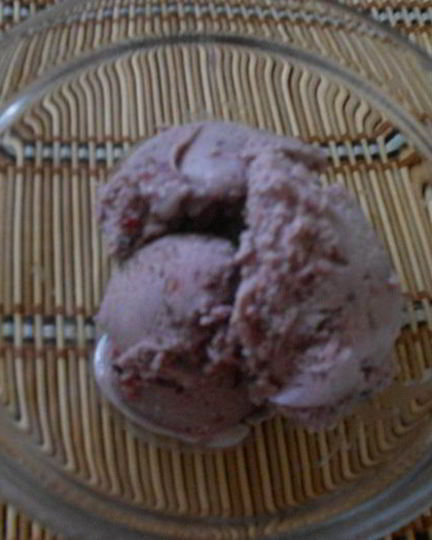 Рецепт мороженого с ежевикой