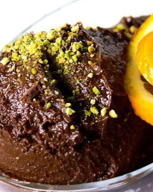 Мороженое шоколадно-апельсиновое