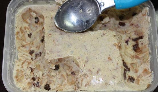 мороженое со вкусом яблочного штруделя