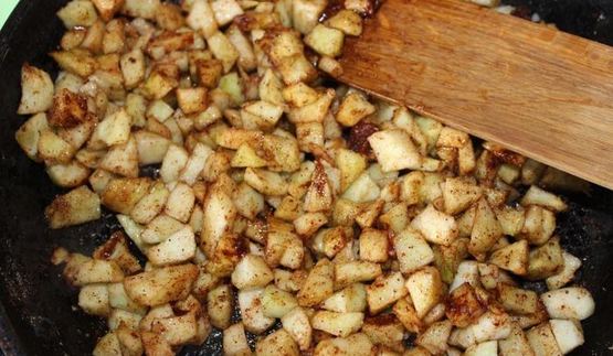 мороженое со вкусом яблочного штруделя