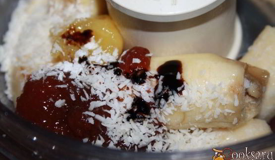 мягкое мороженое из бананов с медом