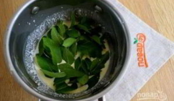 мятное мороженое