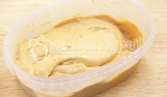 новогодний десерт-мороженое крем-брюле