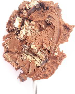 Шоколадное мороженое с конфетами KitKat