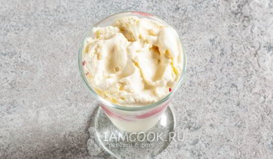 слоеное мороженое парфе