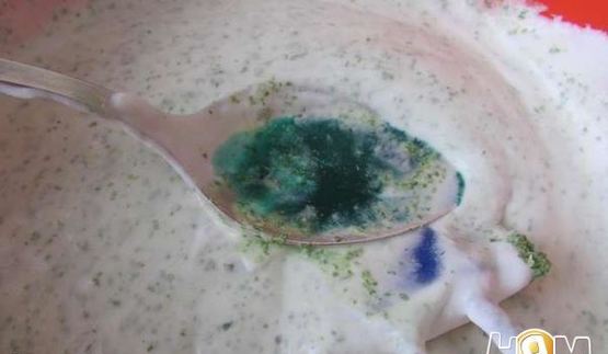 торт-мороженое арбуз