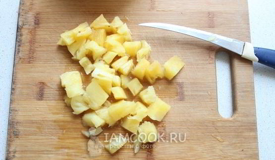 торт-мороженое с ананасом