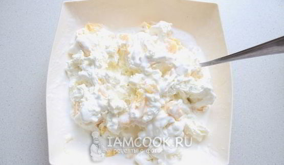 торт-мороженое с ананасом