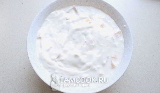 торт-мороженое с ананасом