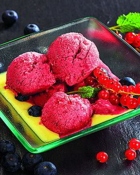 Ягодное мороженое