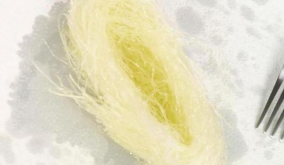 жареное мороженое с фунчозой