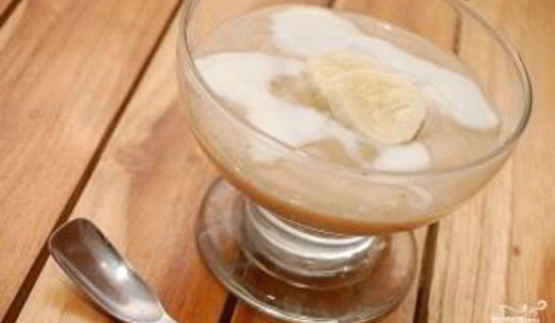 банановый мусс