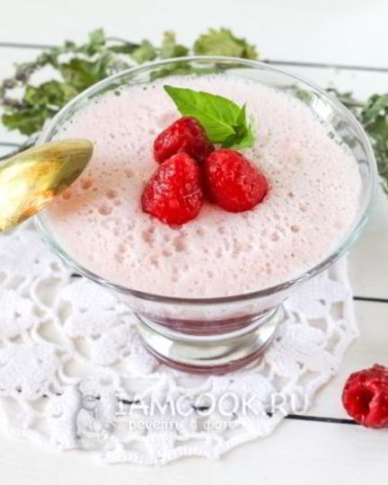 Рецепт малинового мусса
