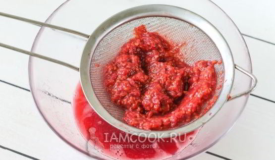 малиновый мусс