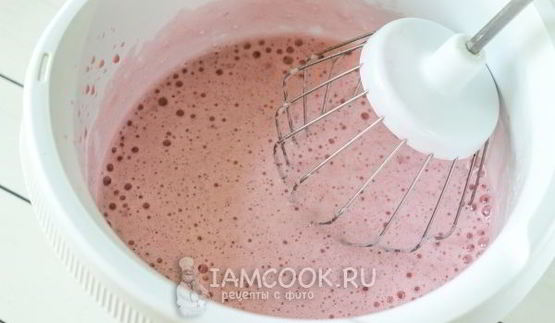 малиновый мусс