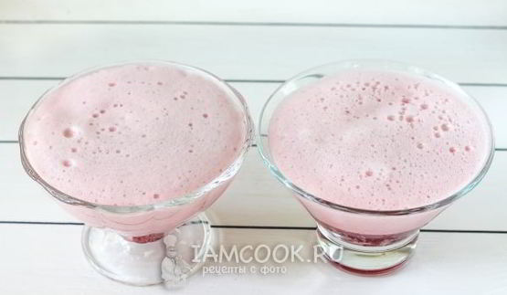 малиновый мусс