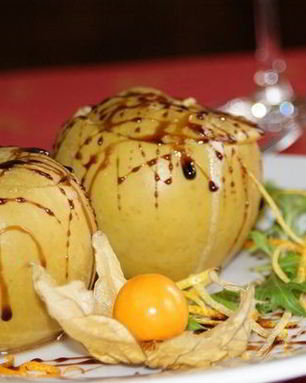 Отличные запеченные яблочки с сухофруктами