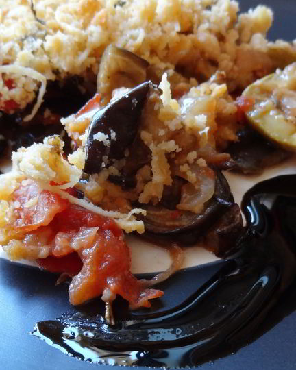 Рецепт овощного крамбла