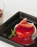 Панна-котта с клубникой