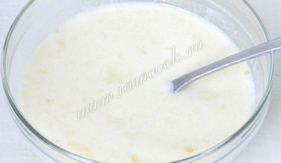 панна котта с красной смородиной