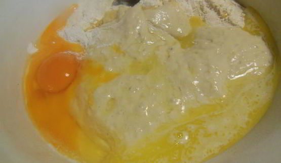 двуцветный кулич