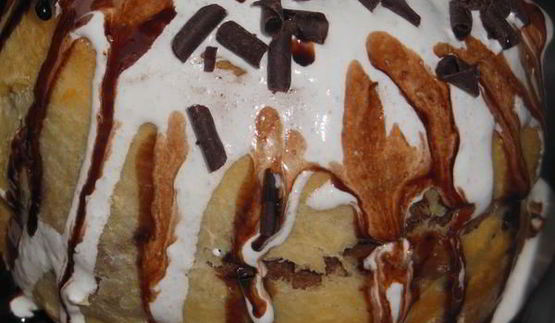 двуцветный кулич