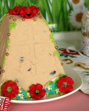 Красная пасха на ряженке