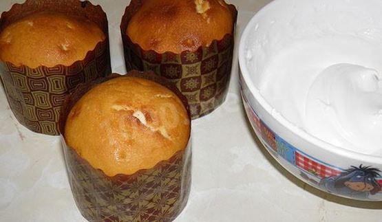 кулич простой легкий без дрожжей