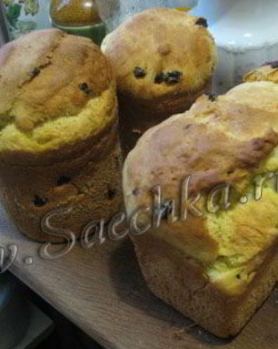 Кулич пышный