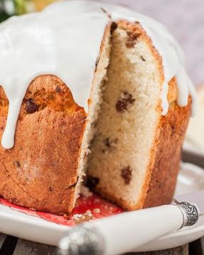 Кулич с изюмом в хлебопечке