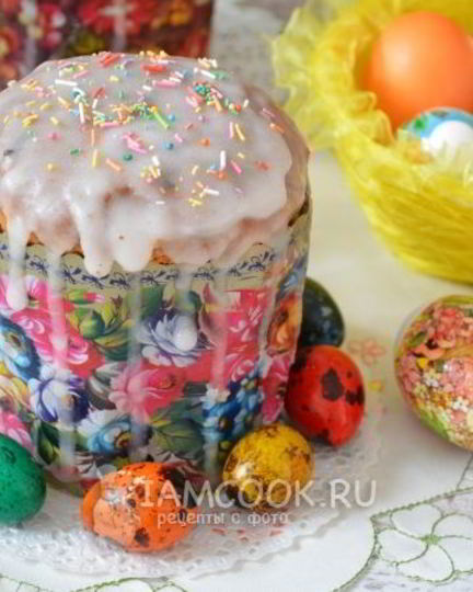 Рецепт кулича с миндалем и лимонной цедрой