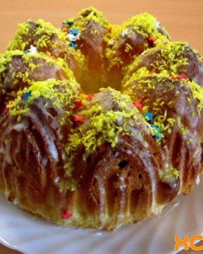 Лимонный кулич