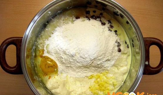 лимонный кулич