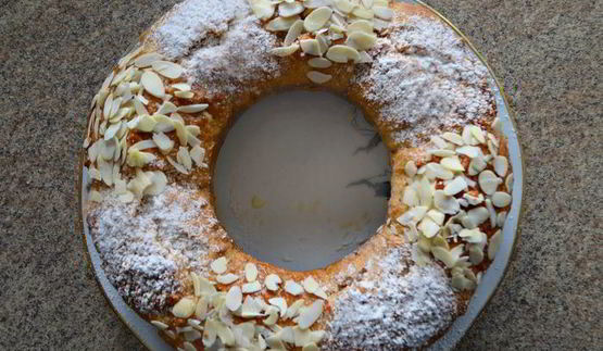 миндальный пасхальный кулич