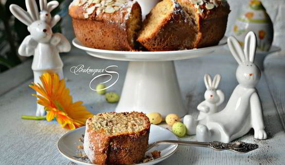 миндальный пасхальный кулич